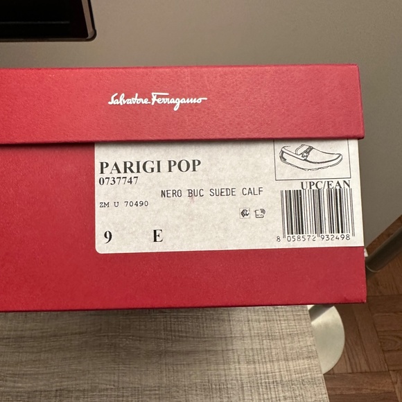 Men's Salvatore Ferragamo Parigi Pop Suede Driving Loafers (GREAT CONDITION!) - Picture 6 of 6